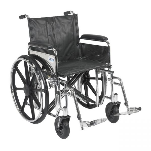 Near Me 24" Heavy Duty Wheelchair For Rent Boston, MA